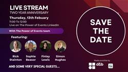 The Power of Events to deliver livestream broadcast for 2 Year Anniversary.