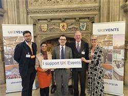 UKEVENTS showcases the £61.6 Billion Value of the UK events industry at exhibition in Parliament